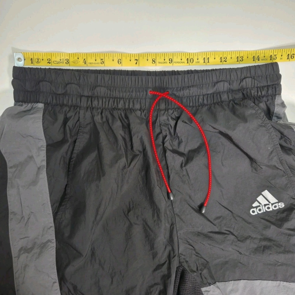 Adidas NASA Space Race Men's Medium Windbreaker Training Tech Cuff Ankle Black - Picture 4 of 15